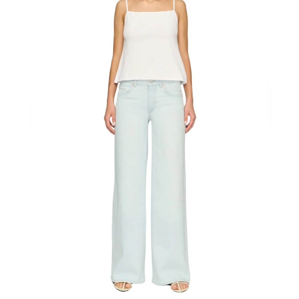 DL 1961 Hepburn Wide Leg Jean in Malibu